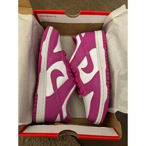 Nike Dunk low BG white / active fuchsia la
